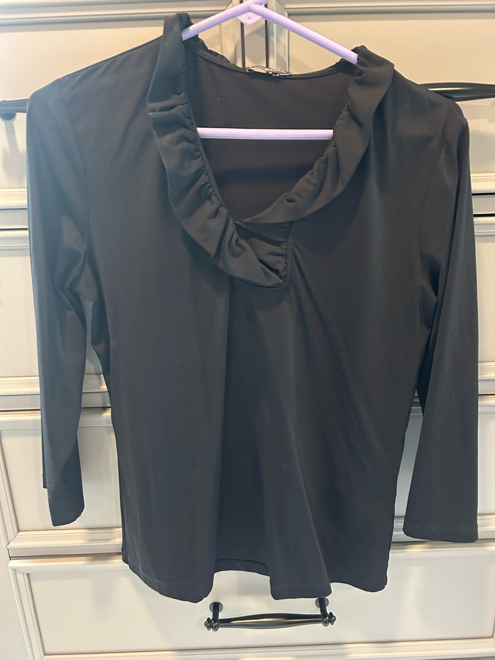 Ruffle McLaughlin Black Shirt